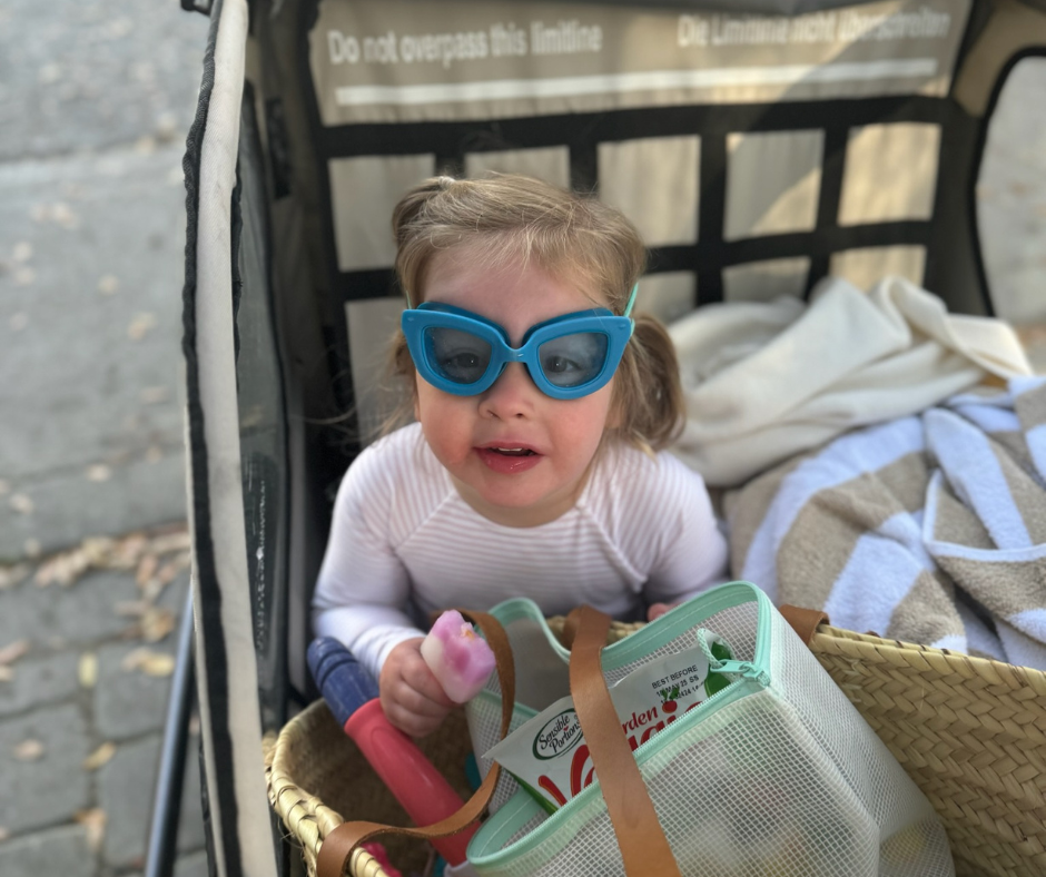 baby going to the pool