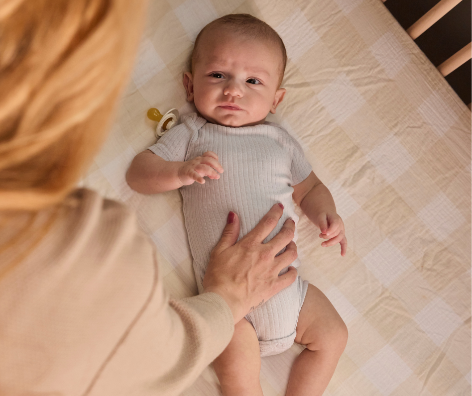 mom soothing baby