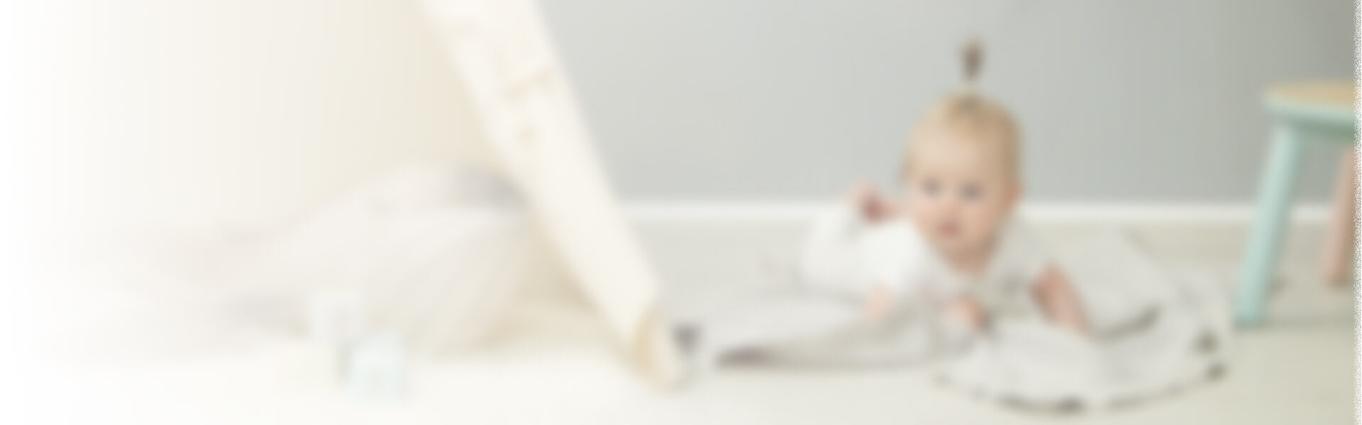 Blurred photo of a baby