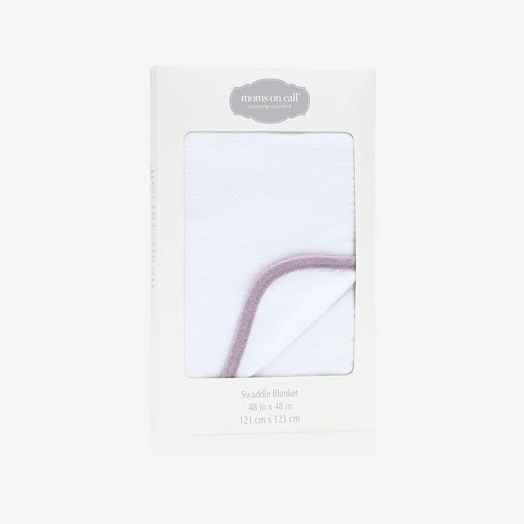 lilac swaddle blanket