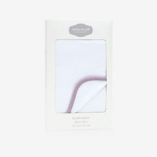lilac swaddle blanket