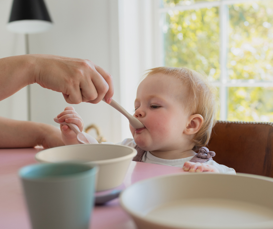 baby eating solids