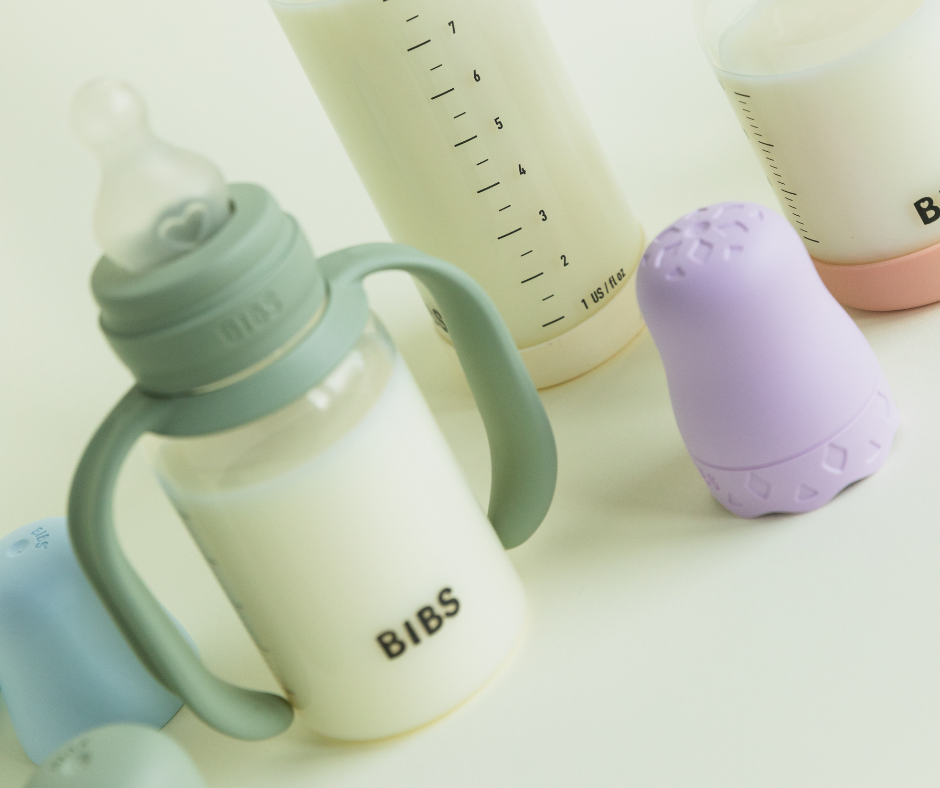 bottle with whole milk