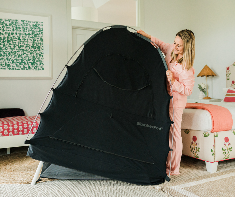 mom putting together slumbered