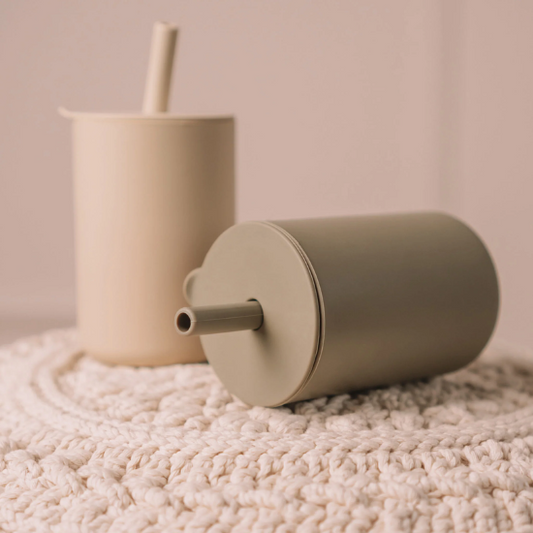 Neutral toned sippy cups