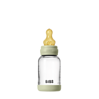 BIBS Baby Glass Bottle with Latex Nipple