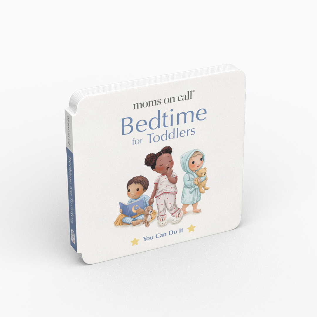 Children's book titled 'Bedtime for Toddlers' with illustrations of three children on a white background.