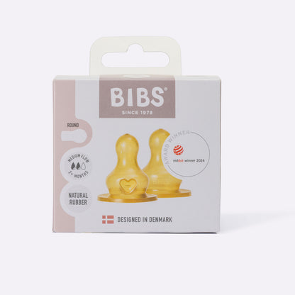 BIBS baby bottle nipples packaging on a white background