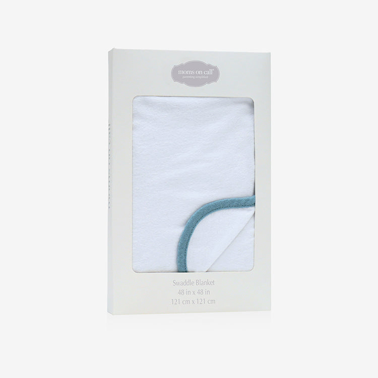 blue swaddle blanket