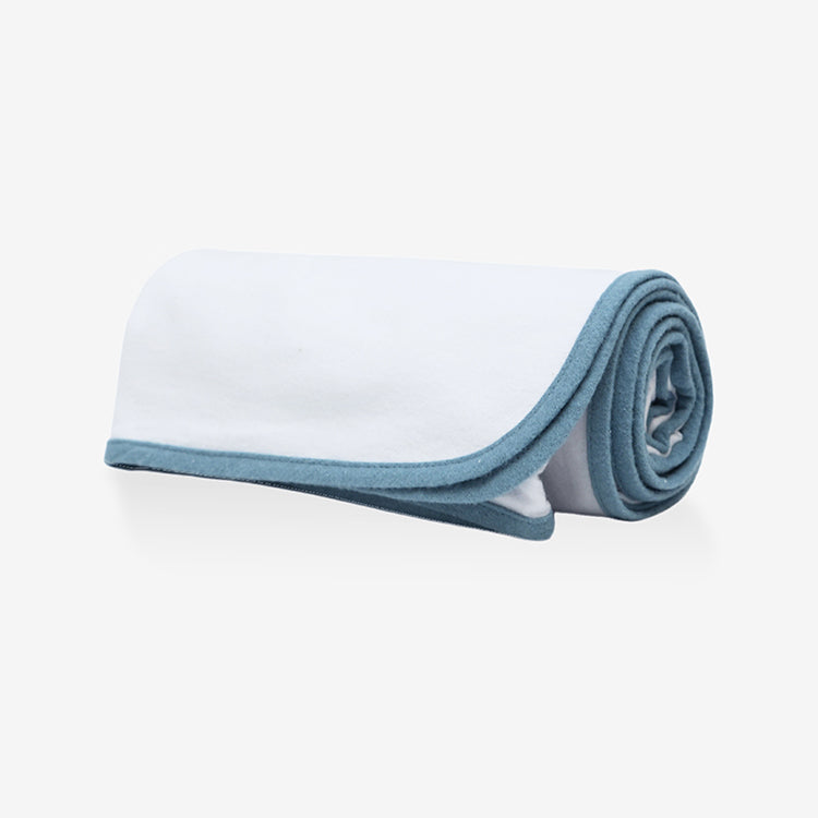 blue swaddle blanket