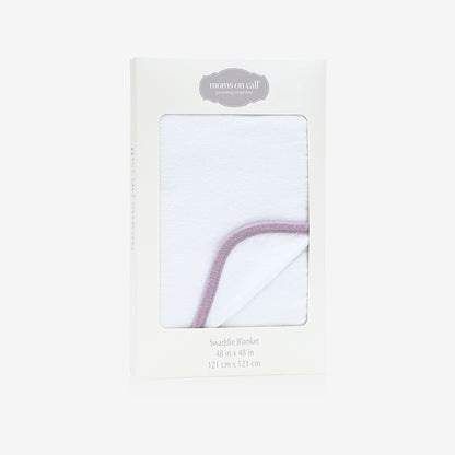 lilac swaddle blanket