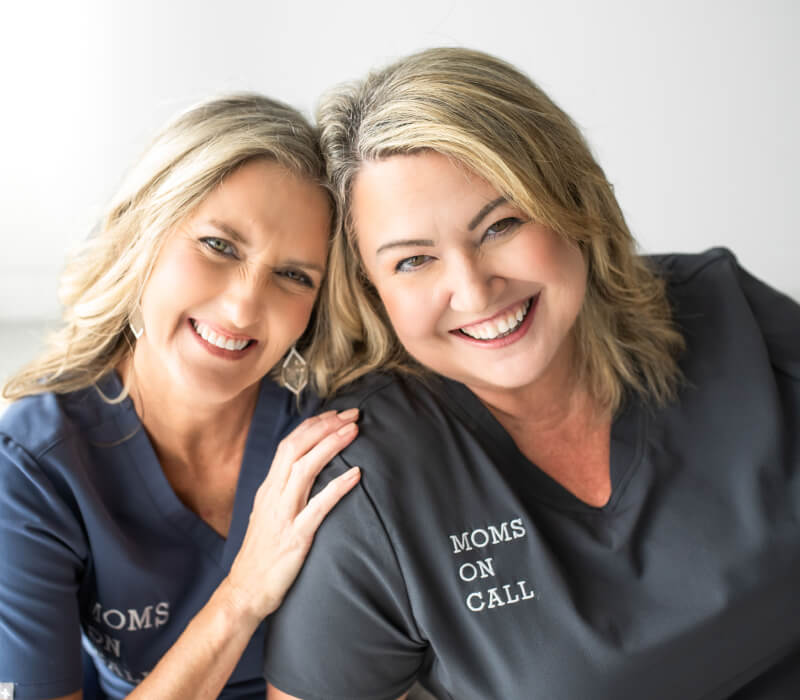 Laura & Jennifer co-founders of Moms on Call